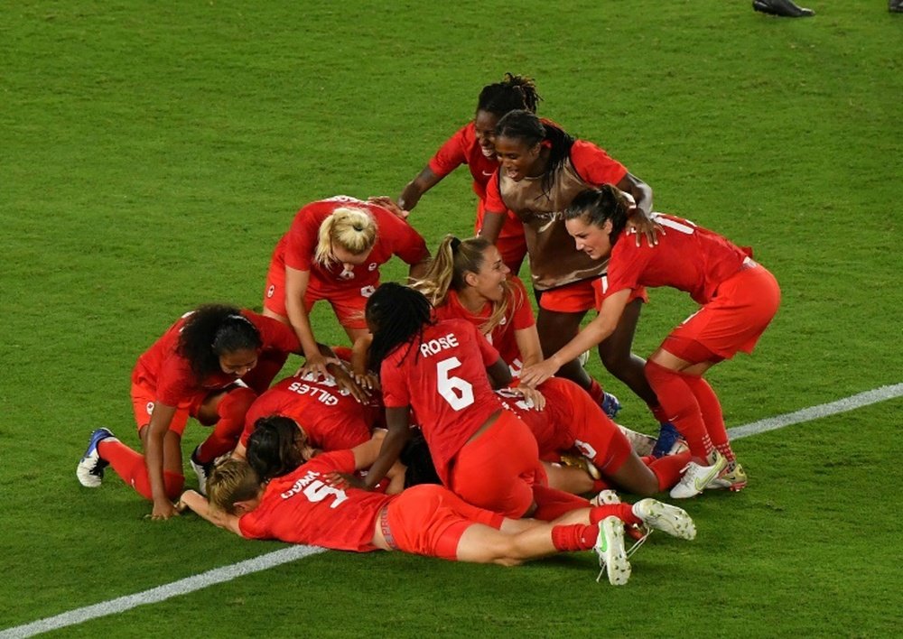 Canada defeated Sweden to win their first even Olympic gold in women's football. AFP