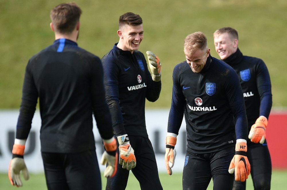 Hart has stiff competition for a spot in the England squad. AFP