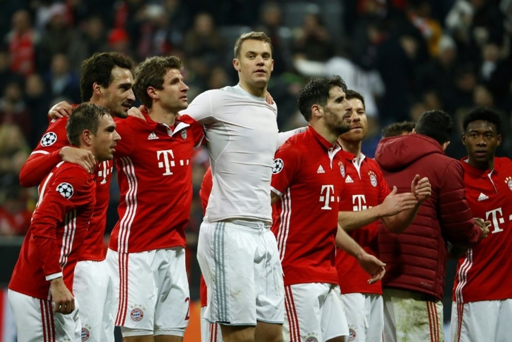 El Bayern le recordó al Arsenal otra dura derrota en las redes sociales. AFP