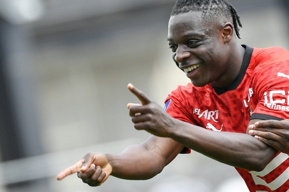 Doku hopes to play for a big club. AFP