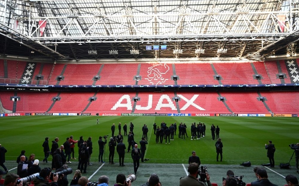 Ajax won't own stadium until 2028. AFP