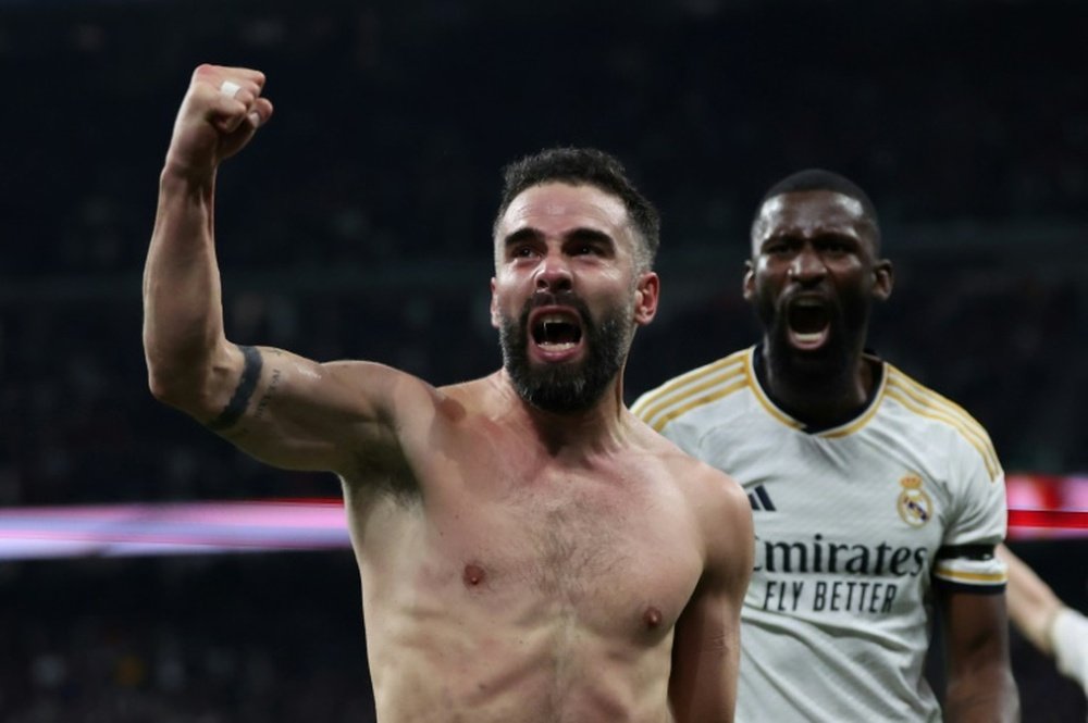 Dani Carvajal will play for Madrid until 2026. AFP