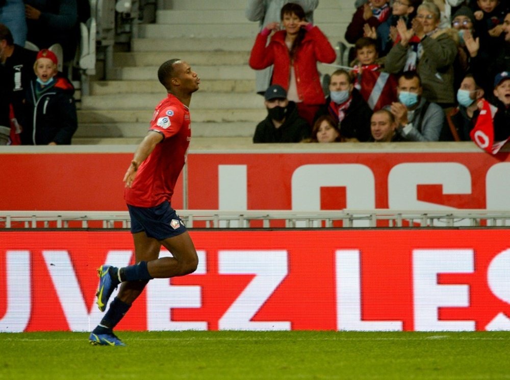 Fin de saison pour Djalo, énorme coup dur pour Lille. AFP