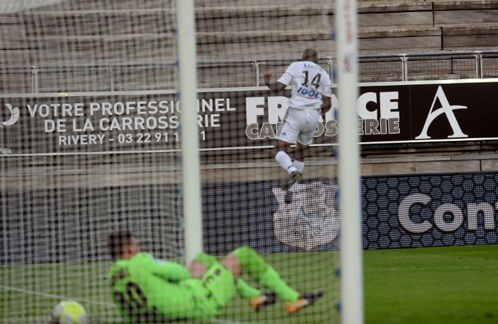Les Niçois battus 3-0 à Amiens, le 26 août 2017. AFP