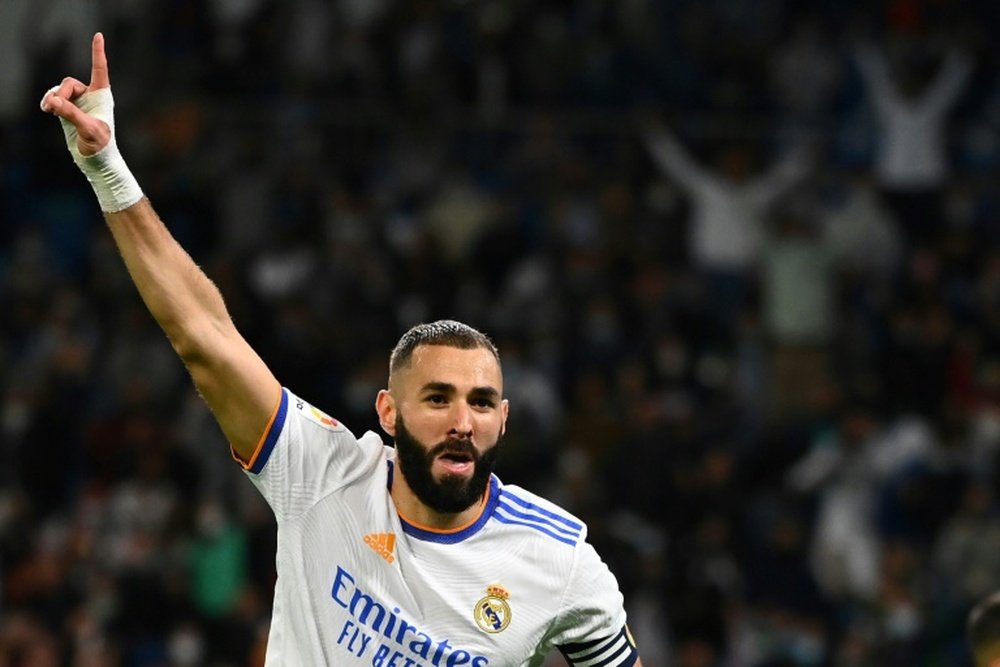 Benzema has been in terrific form for Real Madrid. AFP