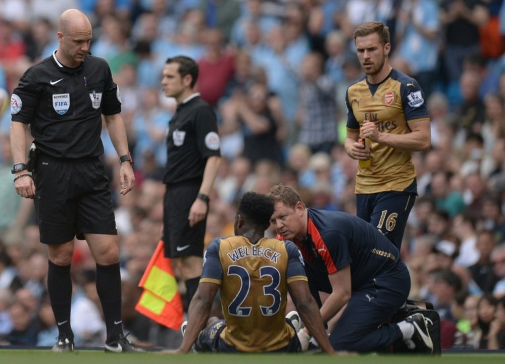Danny Welbeck has been sidelined through injury since last May. AFP