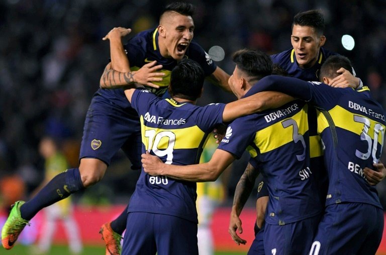 Boca Juniors é o novo campeão argentino. AFP