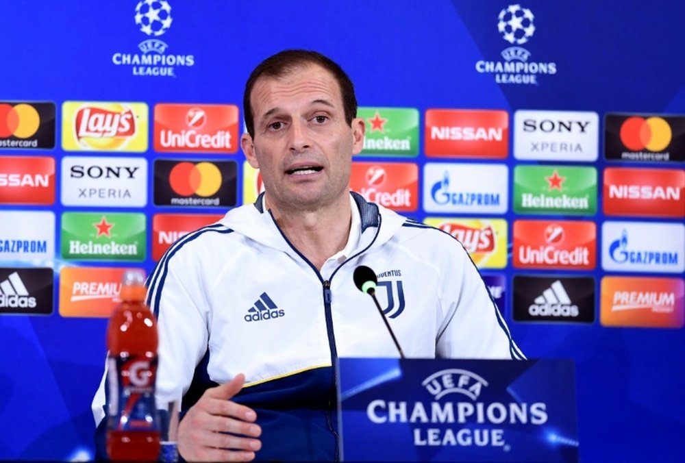Allegri hopes to have more options for the second leg. AFP