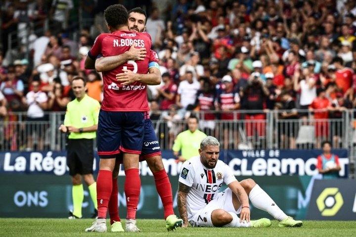 El Clermont se impuso por 1-0 al Niza. AFP