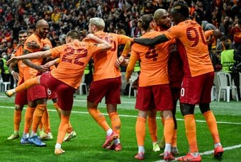 El Galatasaray suma y sigue con el Barcelona en el horizonte. AFP/Archivo