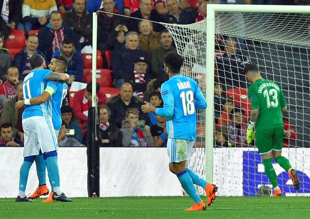 Payet marcó la diferencia en Bilbao. AFP