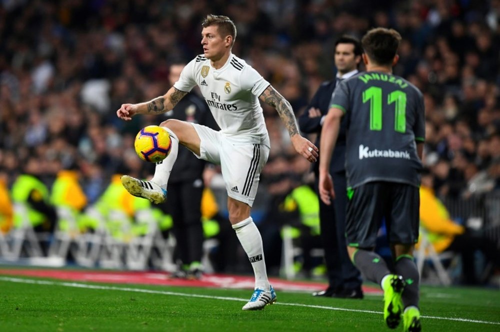 El Madrid baraja varias opciones si Kroos se va. AFP
