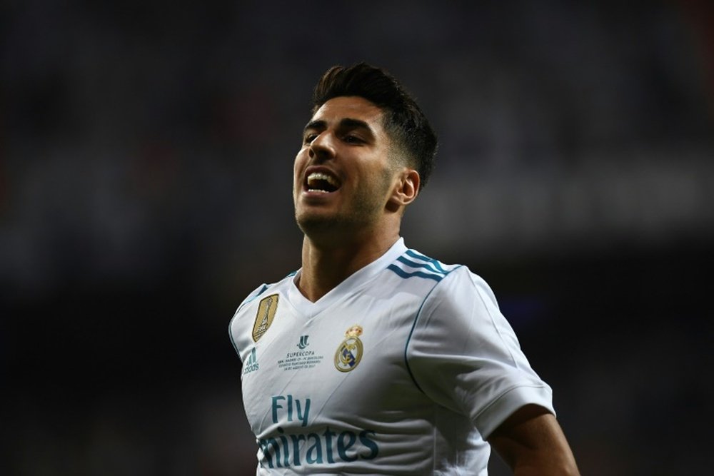 Asensio marcou o primeiro gol da noite. EFE