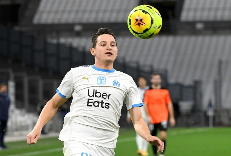 Thauvin se ríe de los rumores sobre el Madrid. AFP