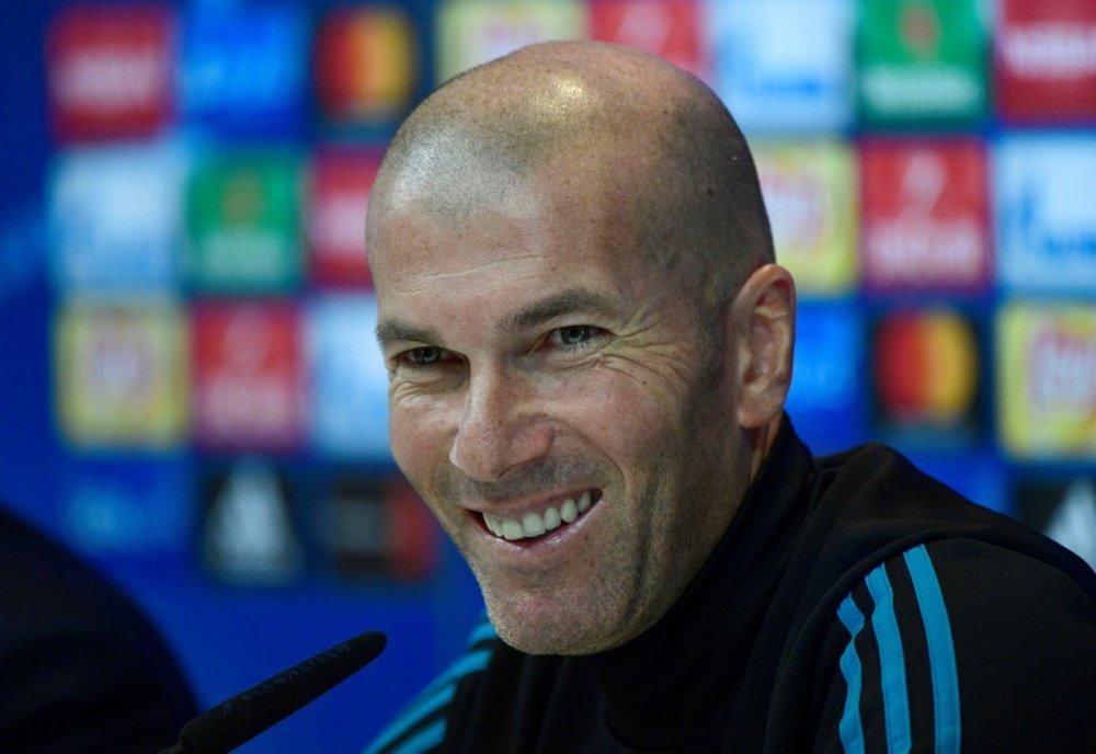 Satisfecho Zidane. AFP