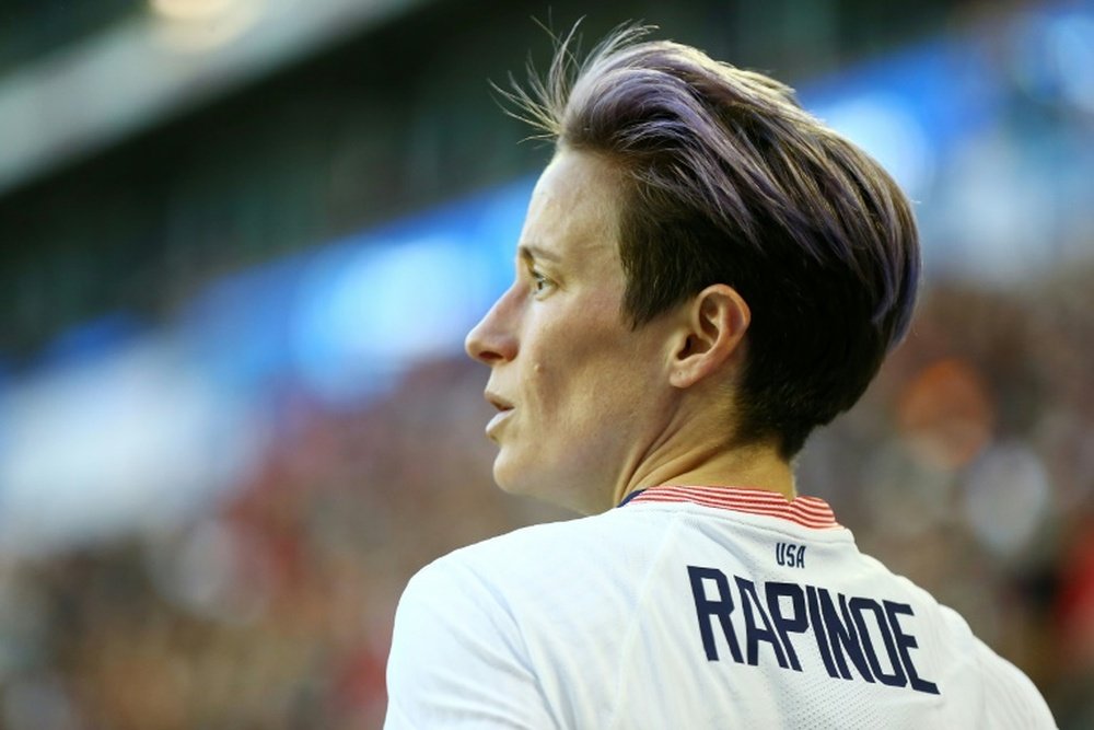 Rapinoe está com receio de voltar a jogar. AFP