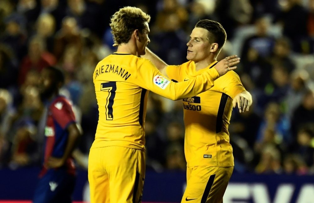 Simeone believes Atletico's fortunes have improved because of Griezmann's link-up with Gameiro. AFP