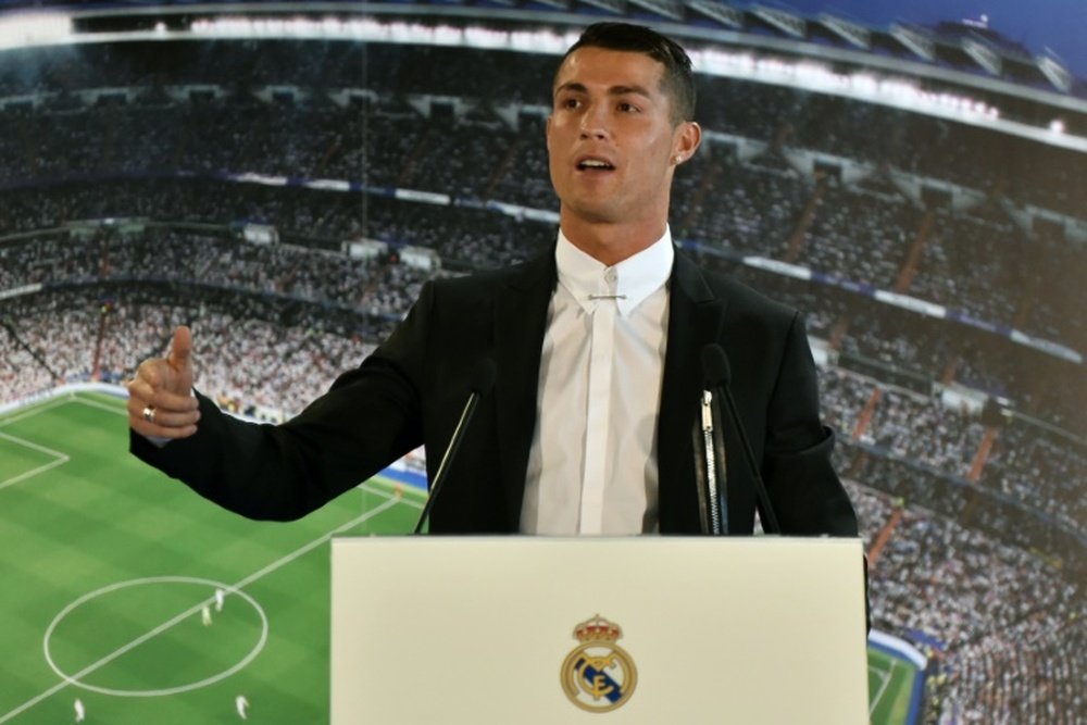 El crack portugués ha renovado con el Real Madrid hasta el año 2021. AFP