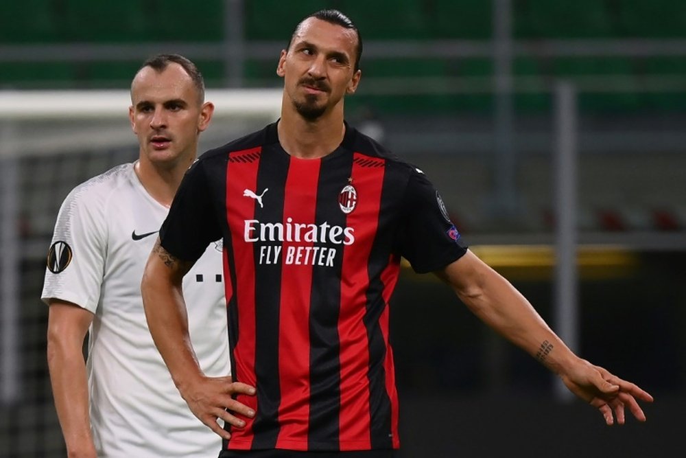Ibrahimovic is highly valued at Milan. AFP