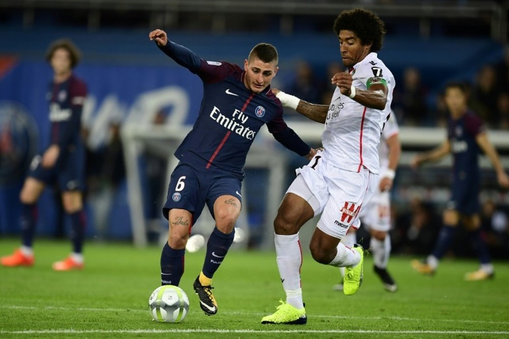 Verratti has gained the admiration of Nice midfielder . AFP