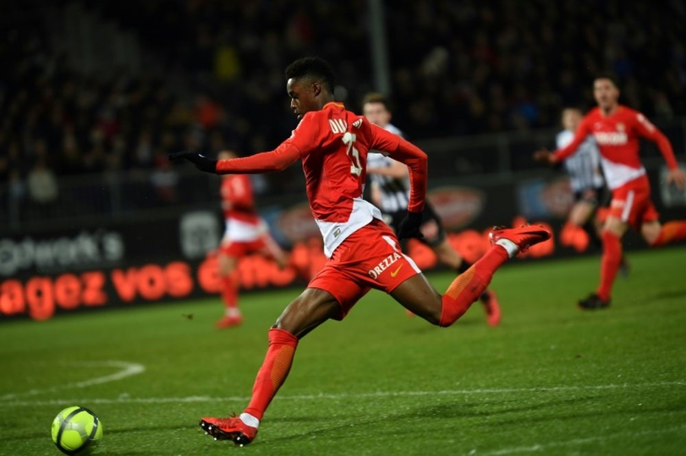 Diakhaby en match de Ligue 1 à Angers. AFP