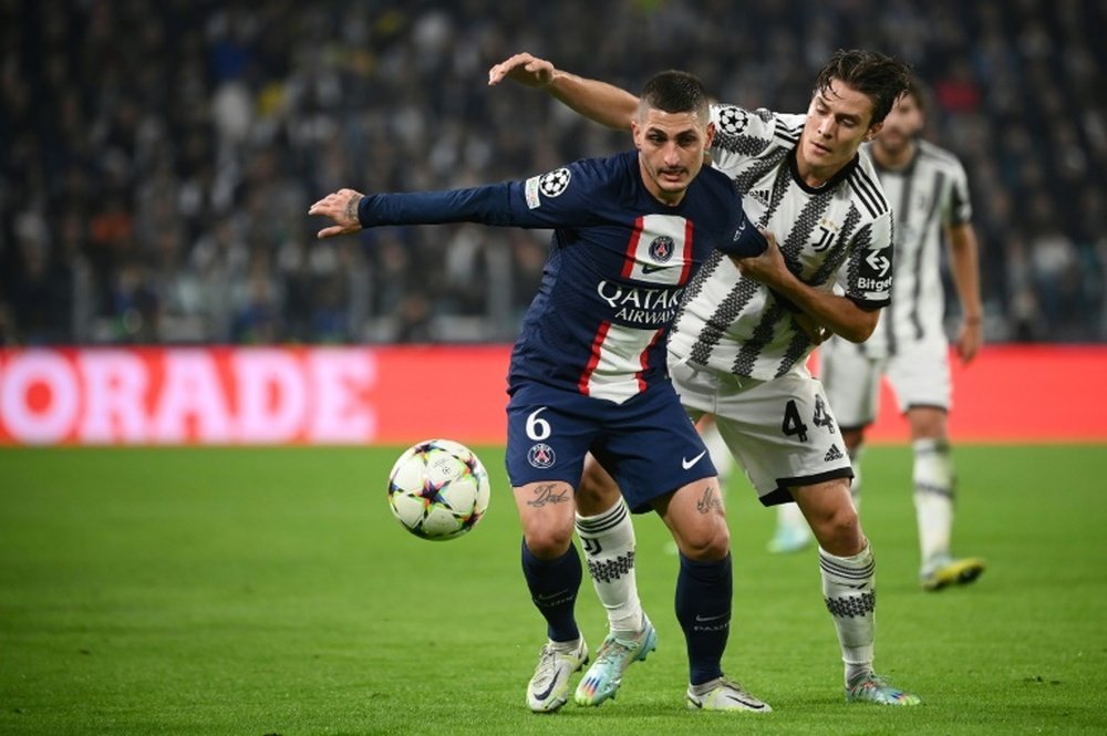 Marco Verratti placé sur le marché des transferts. AFP