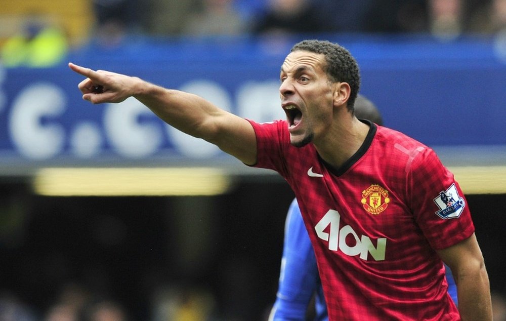 Ferdinand made 312 appearances over 12 years at Old Trafford. AFP