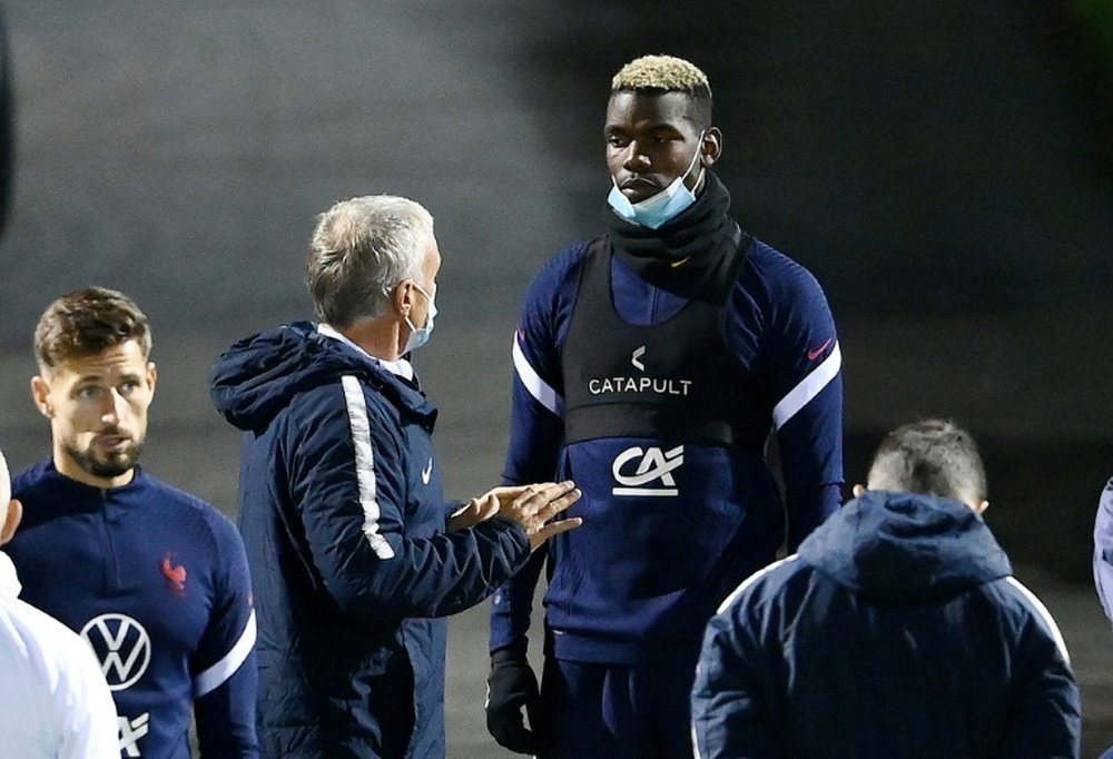 Deschamps envoie un message à Solskjaer. AFP