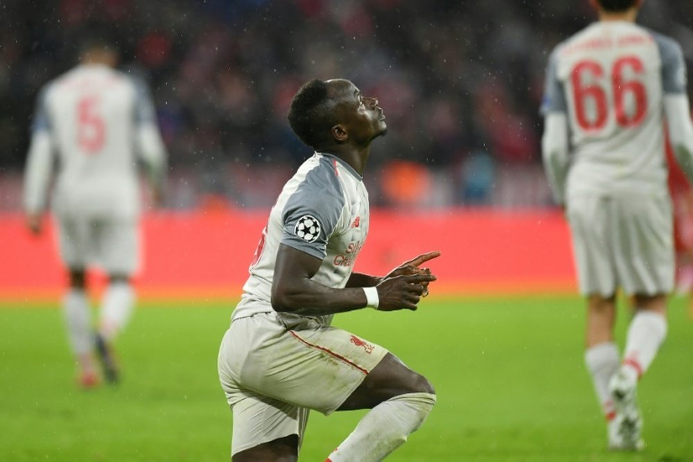 Sadio Mané n'en laisse pas passer une. AFP