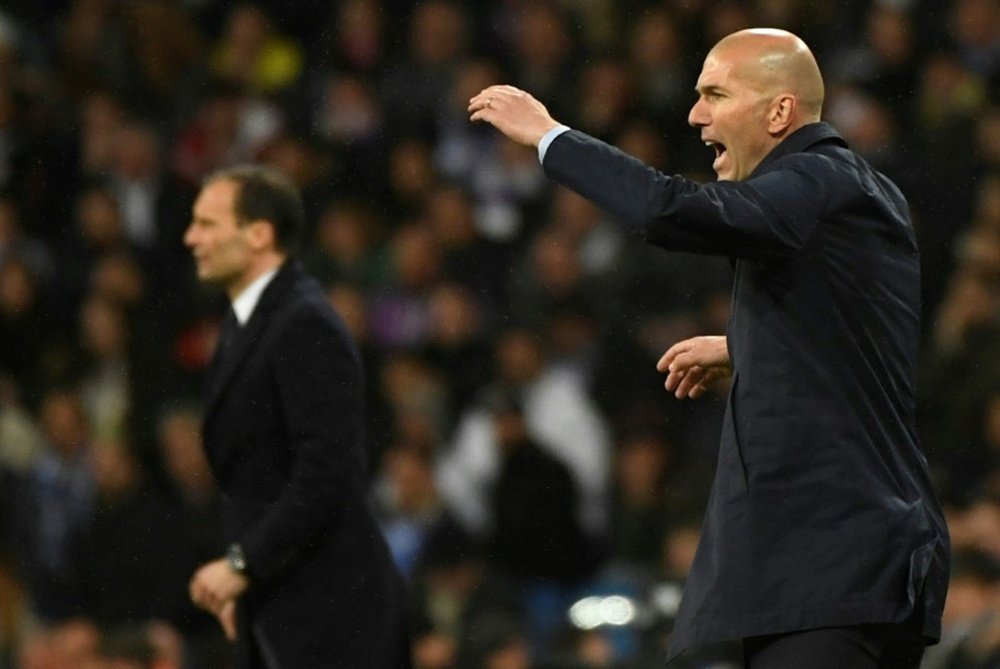 Zidane s'est énervé. AFP