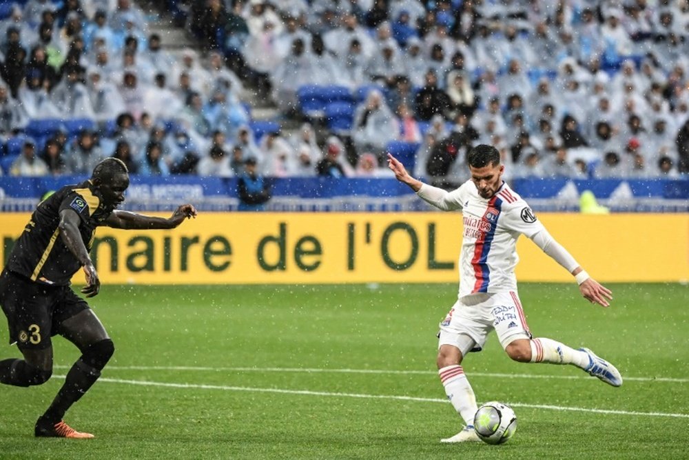 Aouar's contract with OL expires in June 2023. AFP