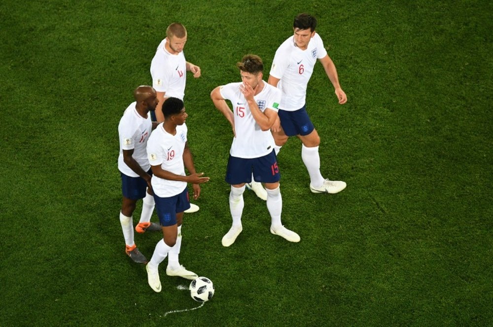L'Angleterre va devoir battre la Colombie en huitième de finale. AFP