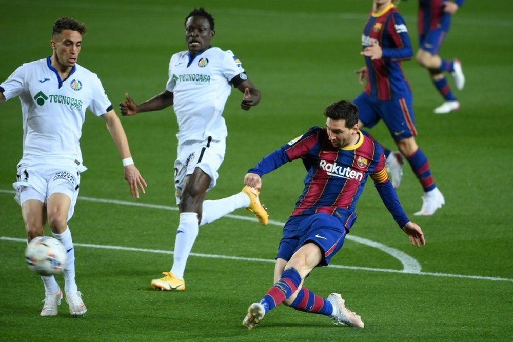 Barça em uma semana crucial com Messi. AFP