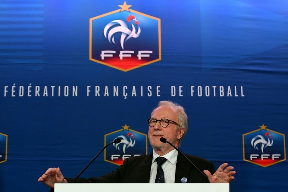 Le président nancéién Jacques Rousselot, alors candidat à la tête de la Fédération. AFP