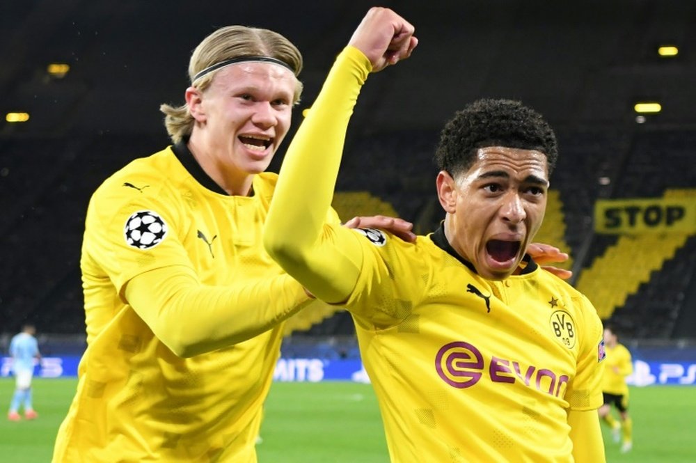 Dortmund are doing all they can to keep Haaland at the club next year. AFP