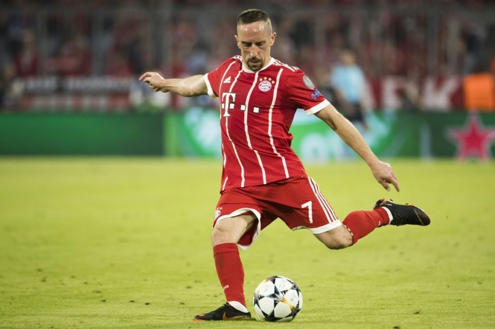 Ribery, encore à Munich la saison prochaine. AFP