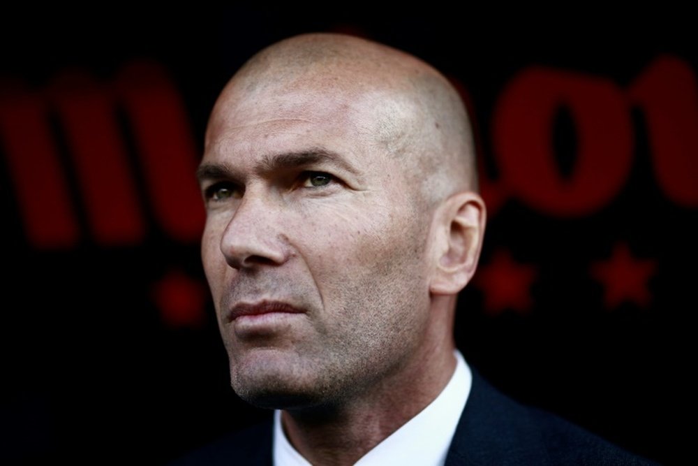 Zidane, satisfecho con el rendimento de los jóvenes. AFP