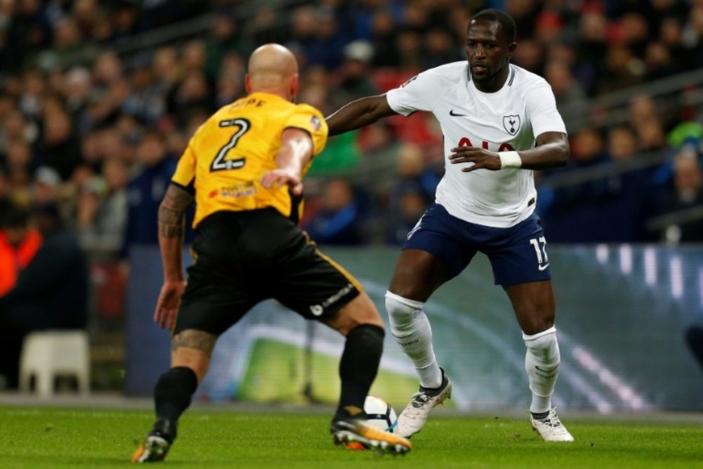 Sissoko has struggled at Tottenham. AFP