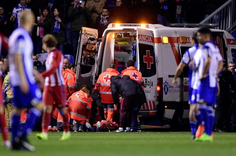 Elogios a la afición de Riazor. AFP