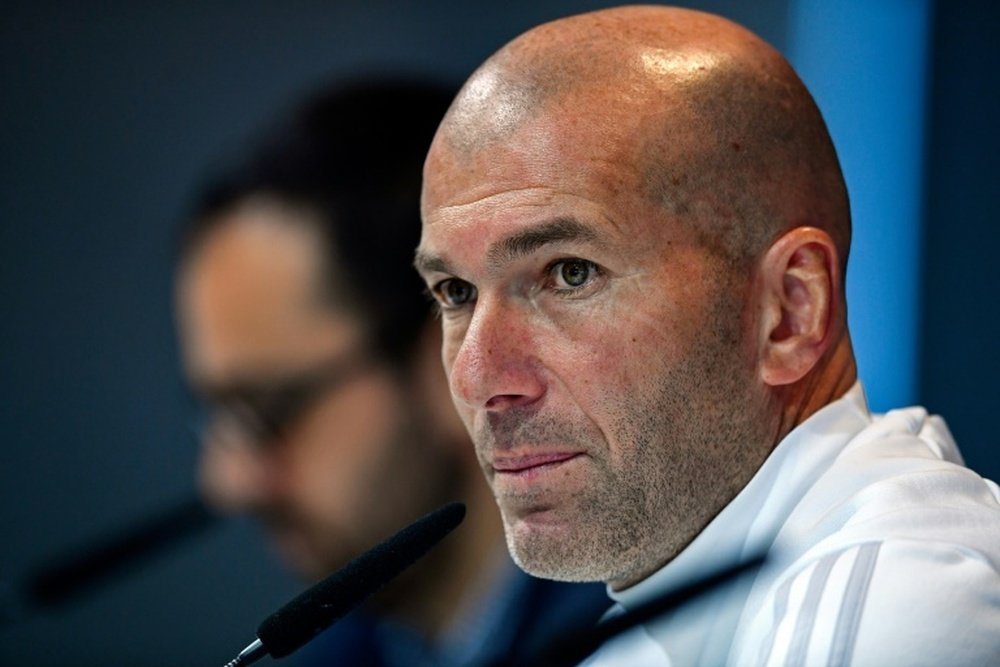 Zidane no pierde el optimismo. AFP