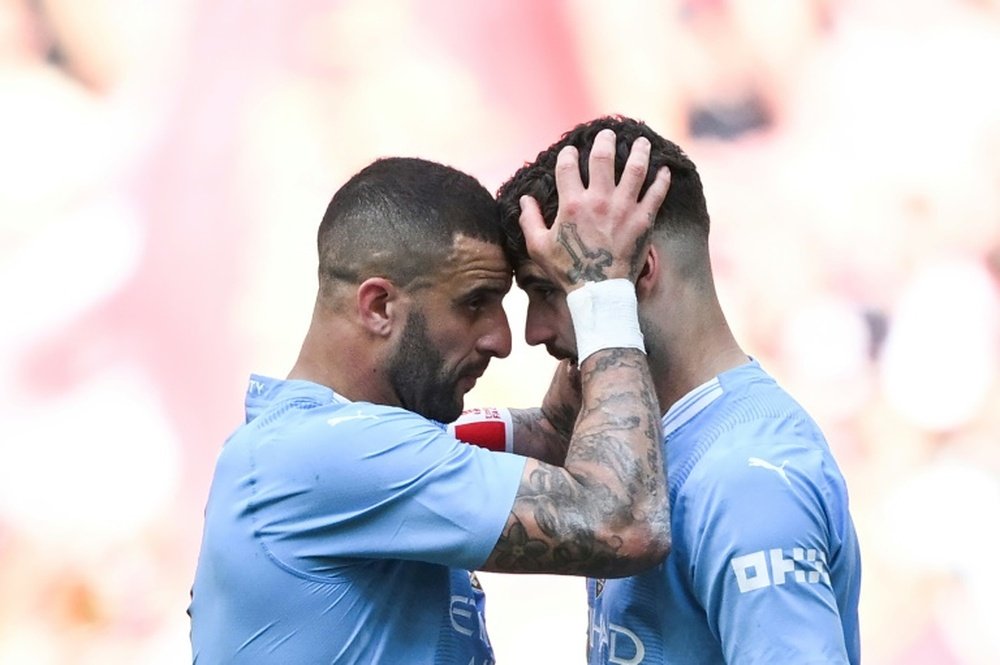 Walker declared that Man City will give their all to turn their situation around. AFP