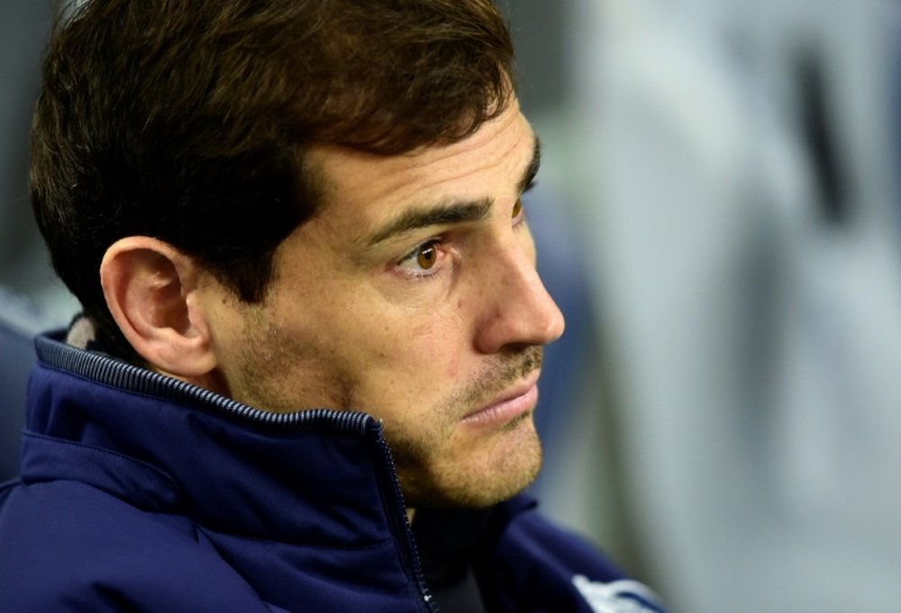 Casillas tem contrato com o FC Porto até ao final da época. AFP
