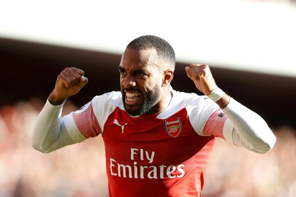 Lacazette was about to sign for Aletico when he still played in France. AFP