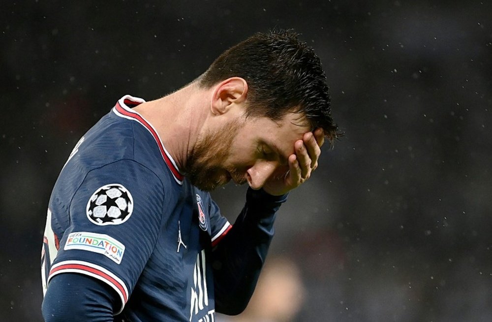 Messi admitió que fue duro perder en octavos. AFP