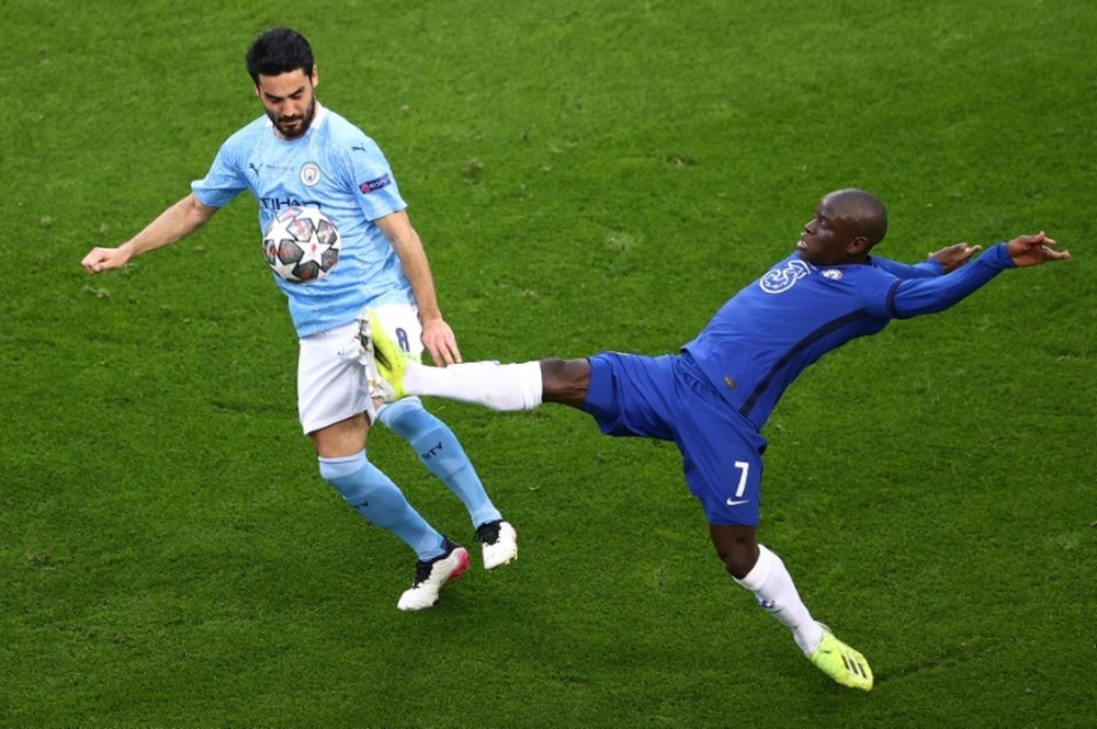 Gundogan gave his thoughts on Pep's UCL tactics. AFP