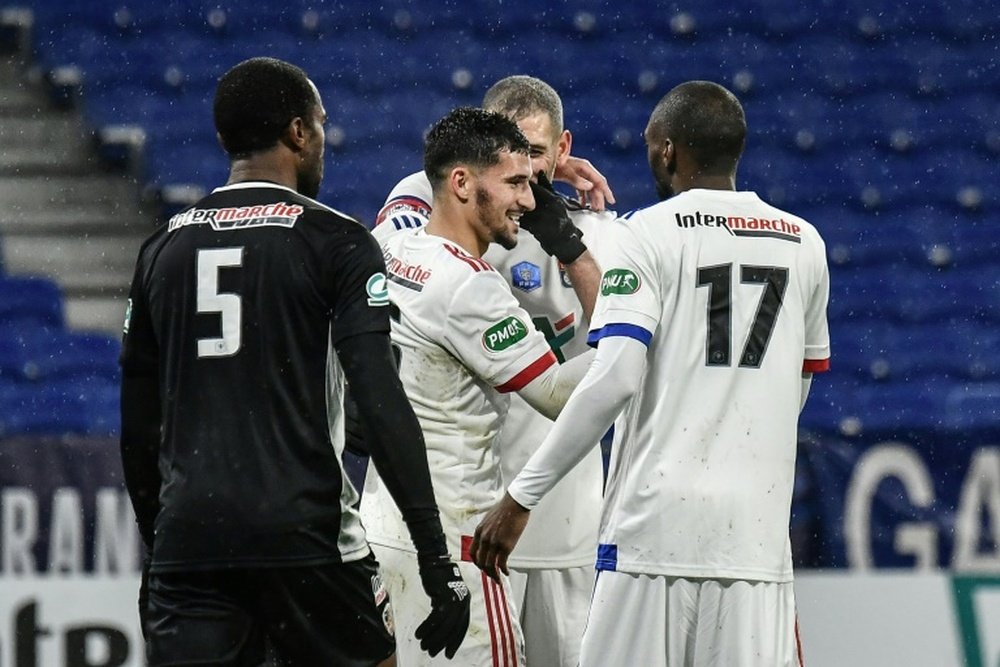 Lyon, vite fait bien fait contre Ajaccio. AFP