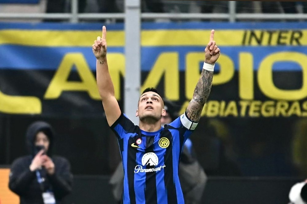 Lautaro podría renovar pronto con el Inter. AFP