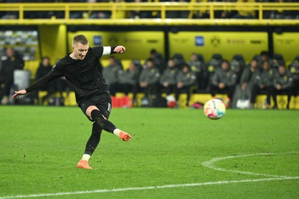 Marco Reus quiere seguir en el Borussia Dortmund la próxima temporada. AFP