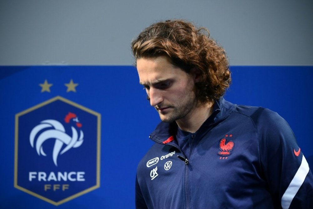 Rabiot aclaró la pelea de su madre con las familias de Mbappé y Pogba. AFP