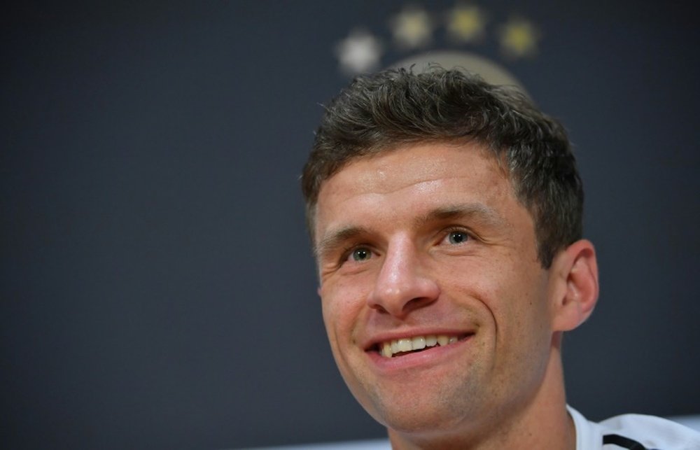 Thomas Müller le marcó siete goles al Barça en siete encuentros. AFP